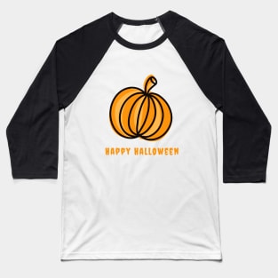 Happy Halloween Pumpkin Baseball T-Shirt